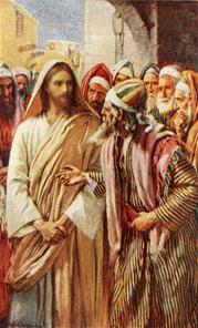 De sadduceen proberen Jezus in een val te strikken