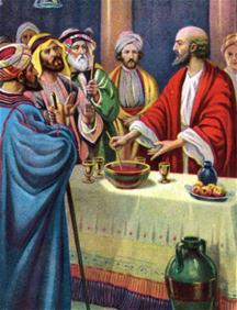 Jeremia verzoekt de Rechabieten wijn te drinken