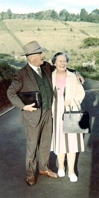 Sidney Jackson met zijn vrouw Johanna